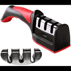 3-in-1 Knife Sharpener With Fruit And Meat Knife