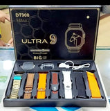 DT 900 7 In 1 ULTRA 9 SMART WATCH WITH 7 DIFFRENT STRAPS