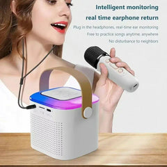 HIFI STEREO SOUND RGB LIGHT SPEAKER WITH MIC