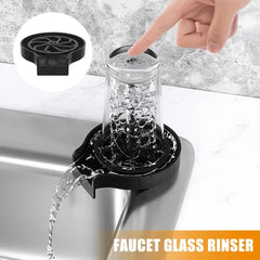 Glass Rinser For Kitchen Sink Automatic Cup Washer 10 Hole Water 💦 Spraying Water Washer