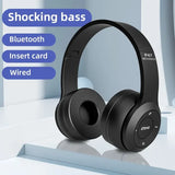 P47 Wireless Bluetooth Foldable Headset With Microphone